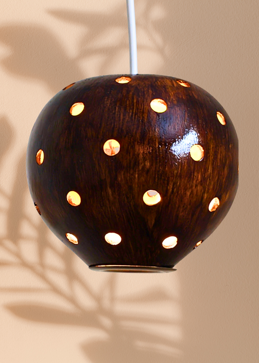 Beautifully Crafted Polkadot Tumba Lamp