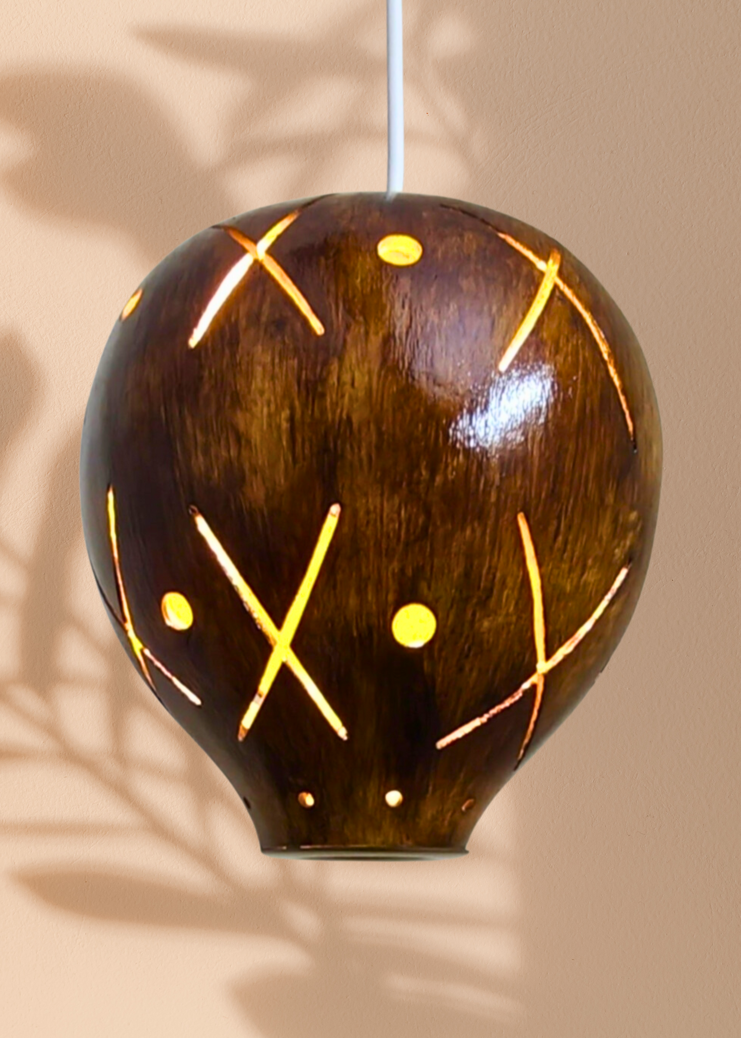 Handcrafted Criss-Cross Tumba Lamp